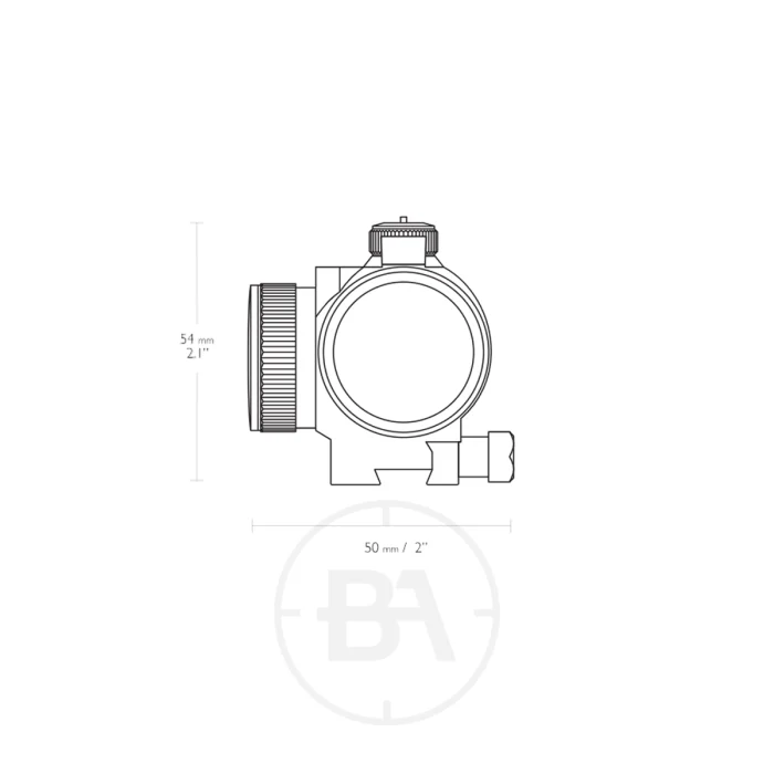 Hawke Vantage 1x25 Red Dot 9-11mm Dovetail Rail - Image 2