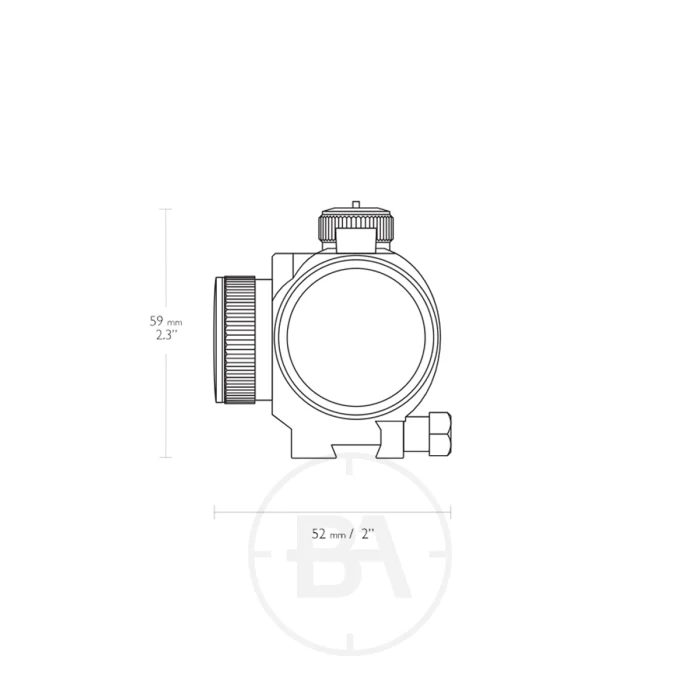 Hawke Vantage 1x30 Red Dot With Dovetail Mounts - Image 4