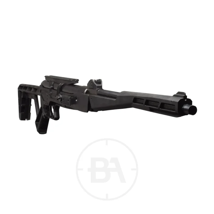 Black Bunker BM8 Folding Gas Ram Air Rifle With Hard Case - Image 3