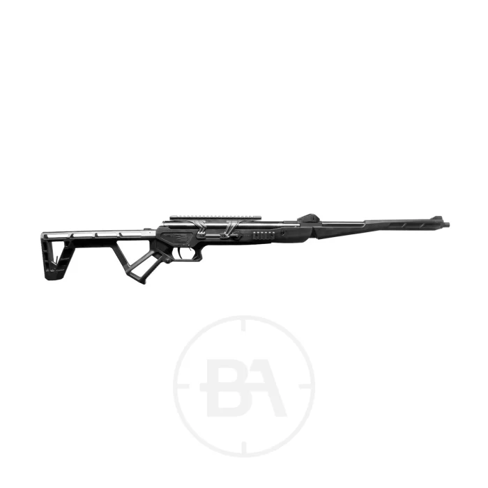 Black Bunker BM8 Folding Gas Ram Air Rifle With Hard Case