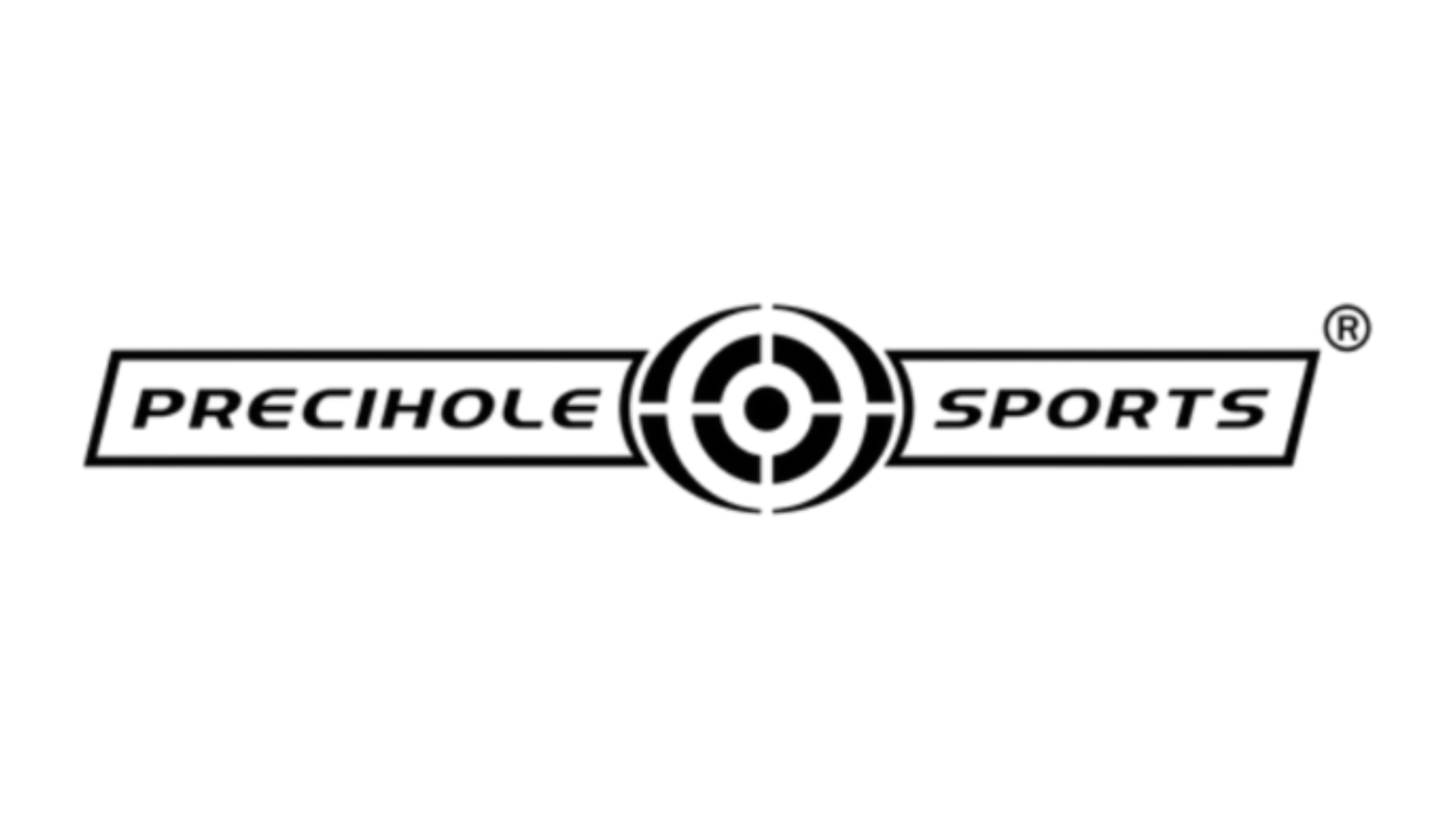 Logo with the text "PRECHole SPORTS" on either side of a circular target symbol.