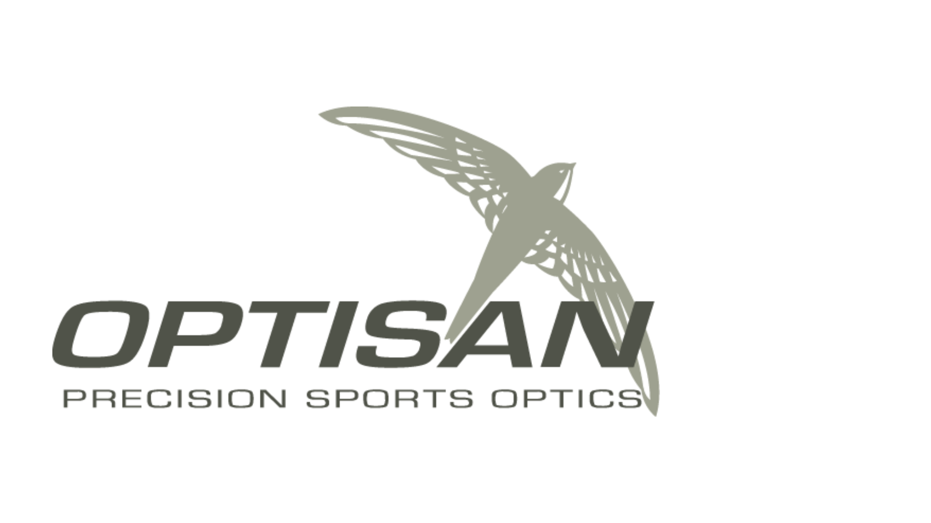 Optisan CP 4-16X40 SFP MH10 Scope With Mounts 2 Optisan logo featuring a stylized bird above the words “OPTISAN PRECISION SPORTS OPTICS” in bold, uppercase letters.