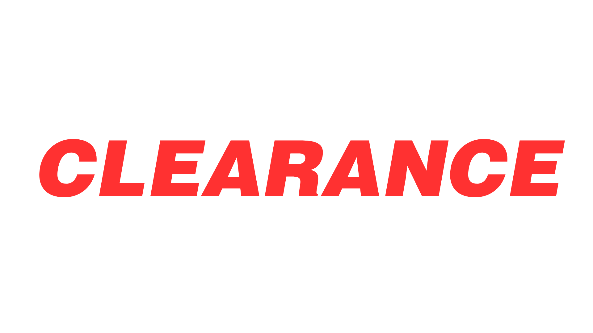 NEW Hatsan Flash 101 PCP Air Rifle .177 2 The word "CLEARANCE" is written in bold, red, italicised capital letters on a light grey background.