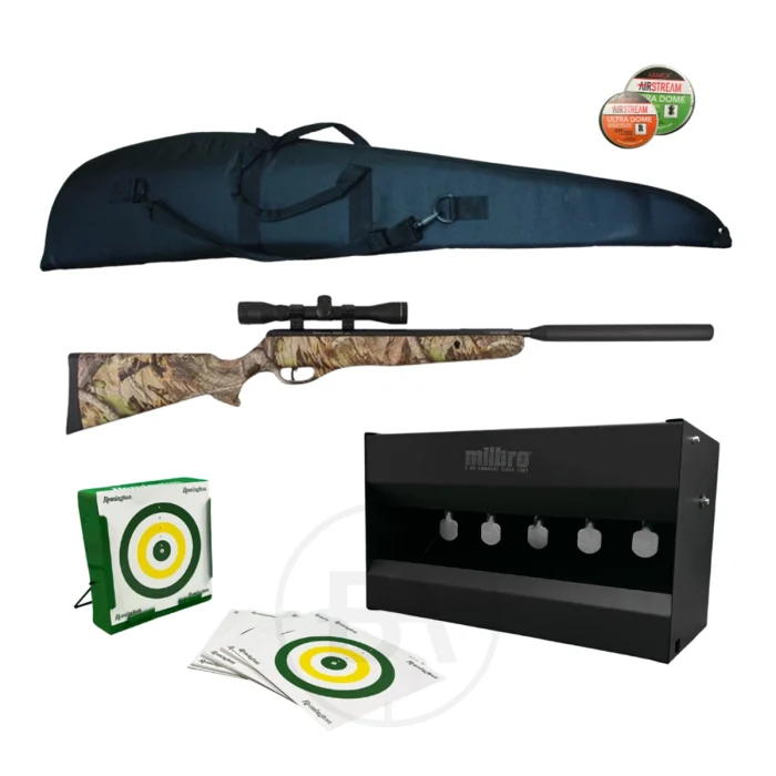 Remington Tyrant Spring Air Rifle Bundle Camo .22