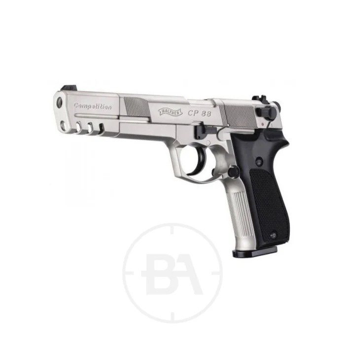 Walther CP88 Competition CO2 Pistol Nickel - Image 2