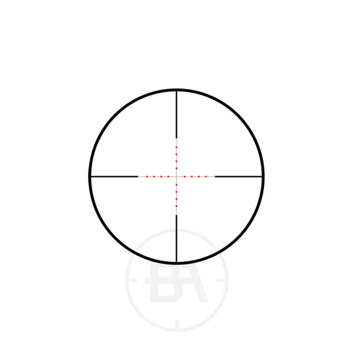 Hawke Fast Mount 3-9 x50 AO Mil Dot With Weaver Mounts - Image 2