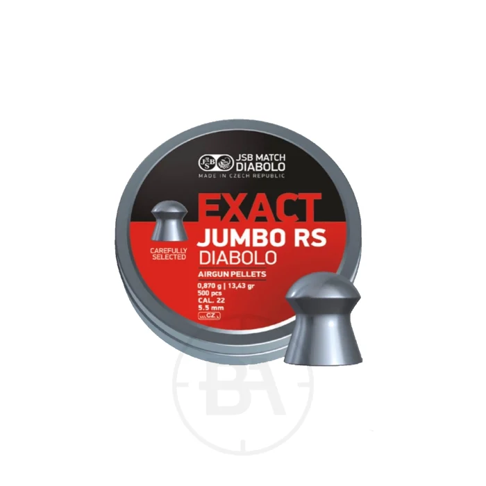 JSB Exact Jumbo RS Pellet .22 13.43 gr (500)