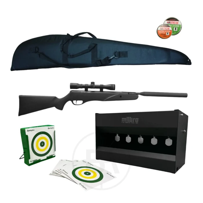 Remington Tyrant Spring Air Rifle Bundle Black .177