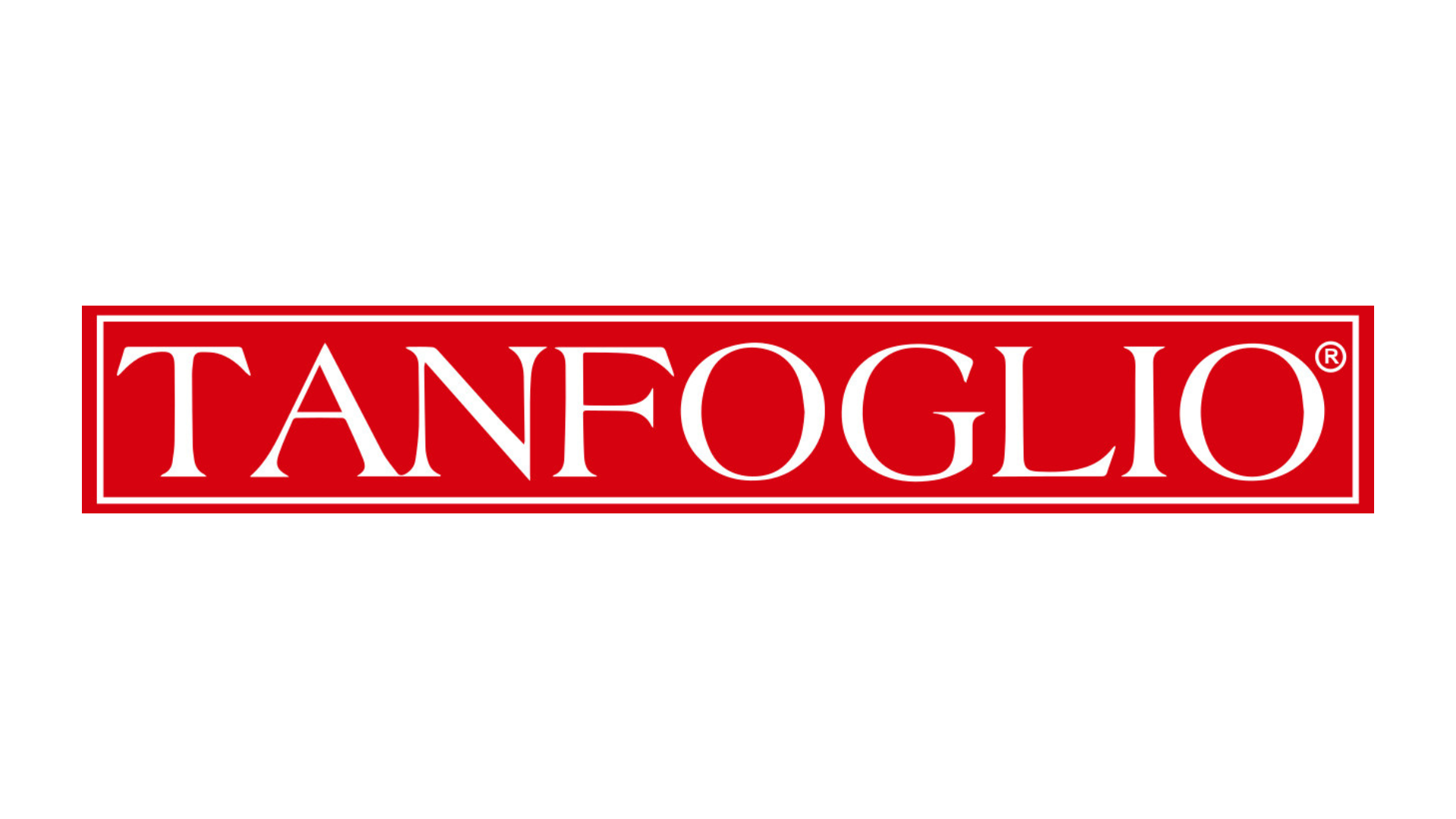 Tanfoglio Gold Custom Gen 2 CO2 BB Pistol 2 Red rectangular logo with the word "TANFOGLIO" in bold, white, uppercase serif letters centred inside.