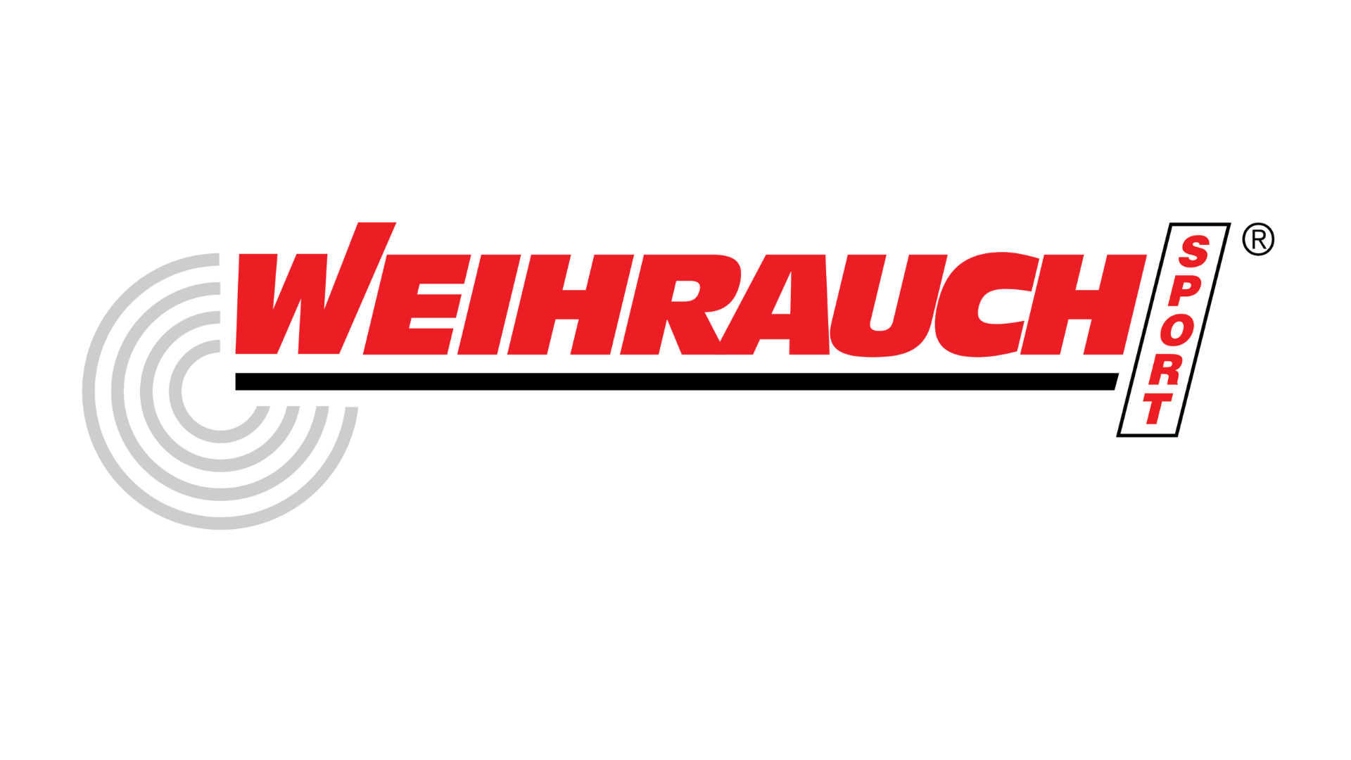 Weihrauch HW95 K Luxus Spring Air Rifle With Silencer 2 Weihrauch Sport logo with red text and stylized concentric circles on the left, and the word "SPORT" in a white box on the right.